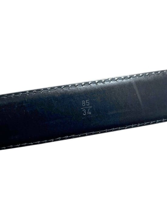 Louis Vuitton Belt Ceinture Classic Black Noir Epi Waist 88 cm 30 main image 9